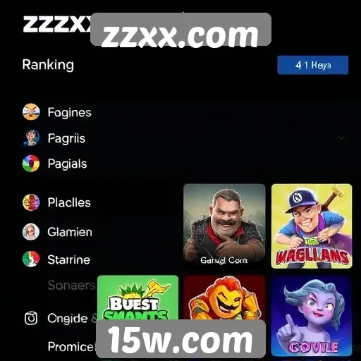 Ranking dos jogos mais populares no zzxx.com